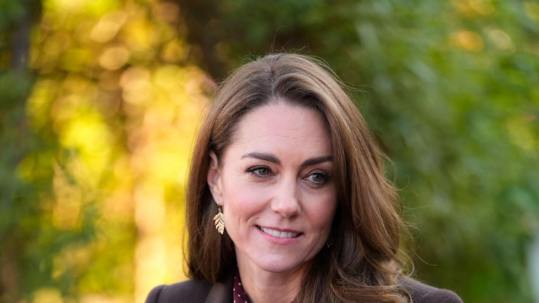Princess Kate Steps Out in Runway-Ready Cocoa Brown