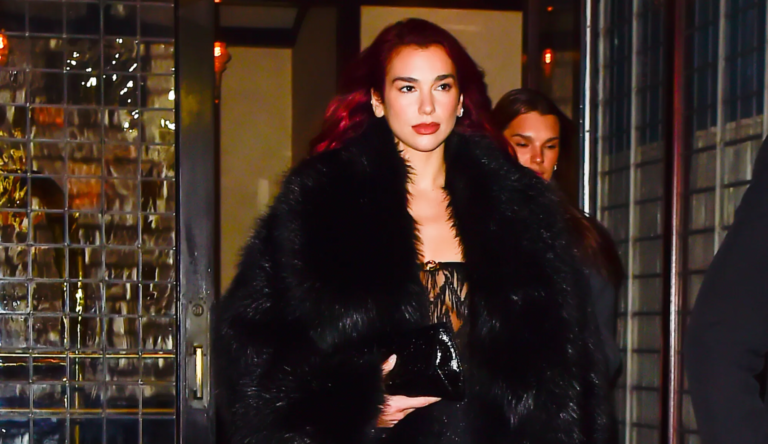 Dua Lipa’s Faux Fur Moment Is Peak Mob Wife Winter