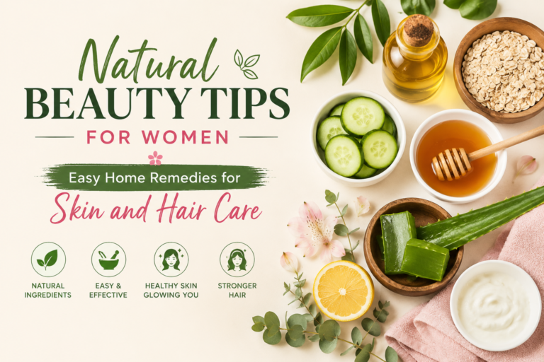 Natural Beauty Tips for Women: Easy Home Remedies for Skin and Hair Care Natural Beauty Tips for Women: Easy Home Remedies for Skin and Hair Care
