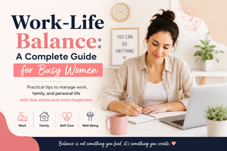Work-Life Balance: A Complete Guide for Busy Women Work-Life Balance for Busy Women: Tips for a Happier and Healthier Life